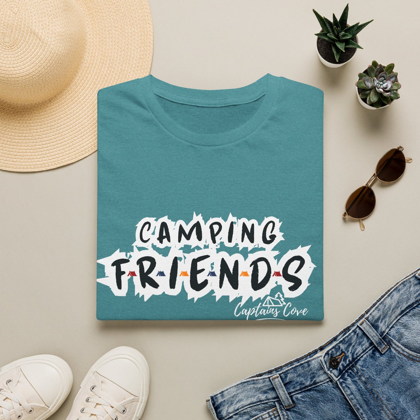 Camping Friends- Unisex Softstyle T-Shirt