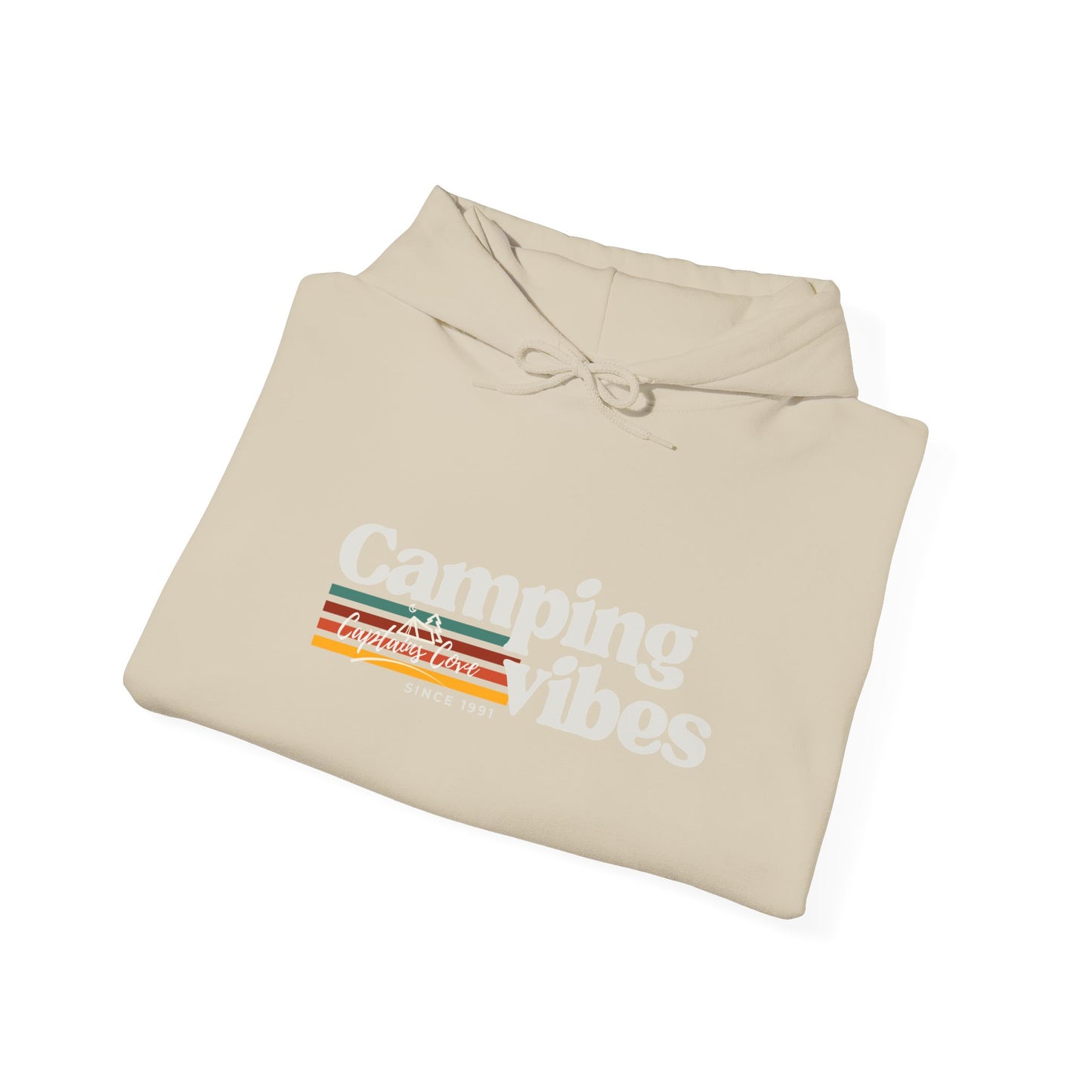 Camping Vibes Unisex Heavy Blend Hoodie - Cozy Nautical Sweatshirt