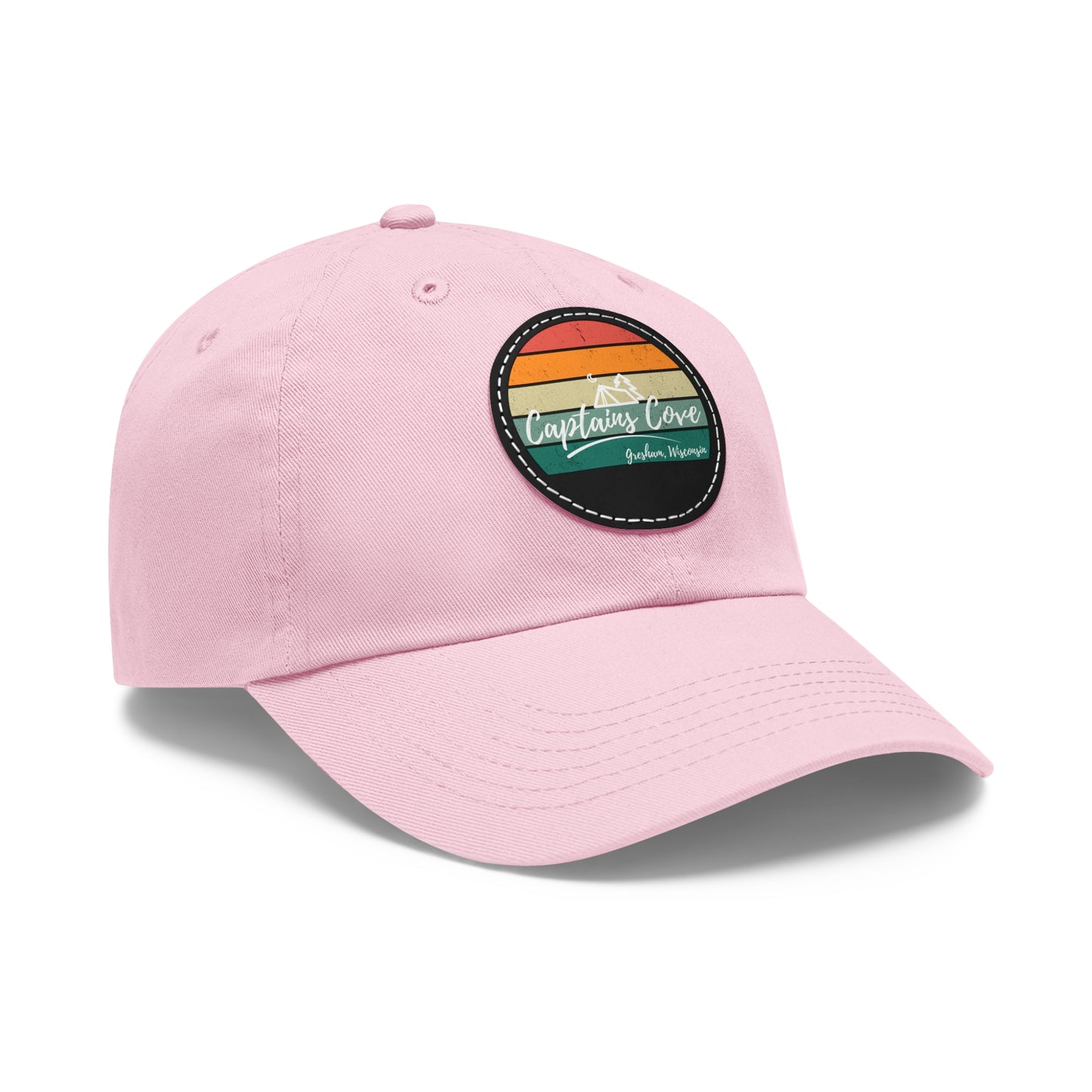 Dad Hat with Patch (Round) - 5 Color Options