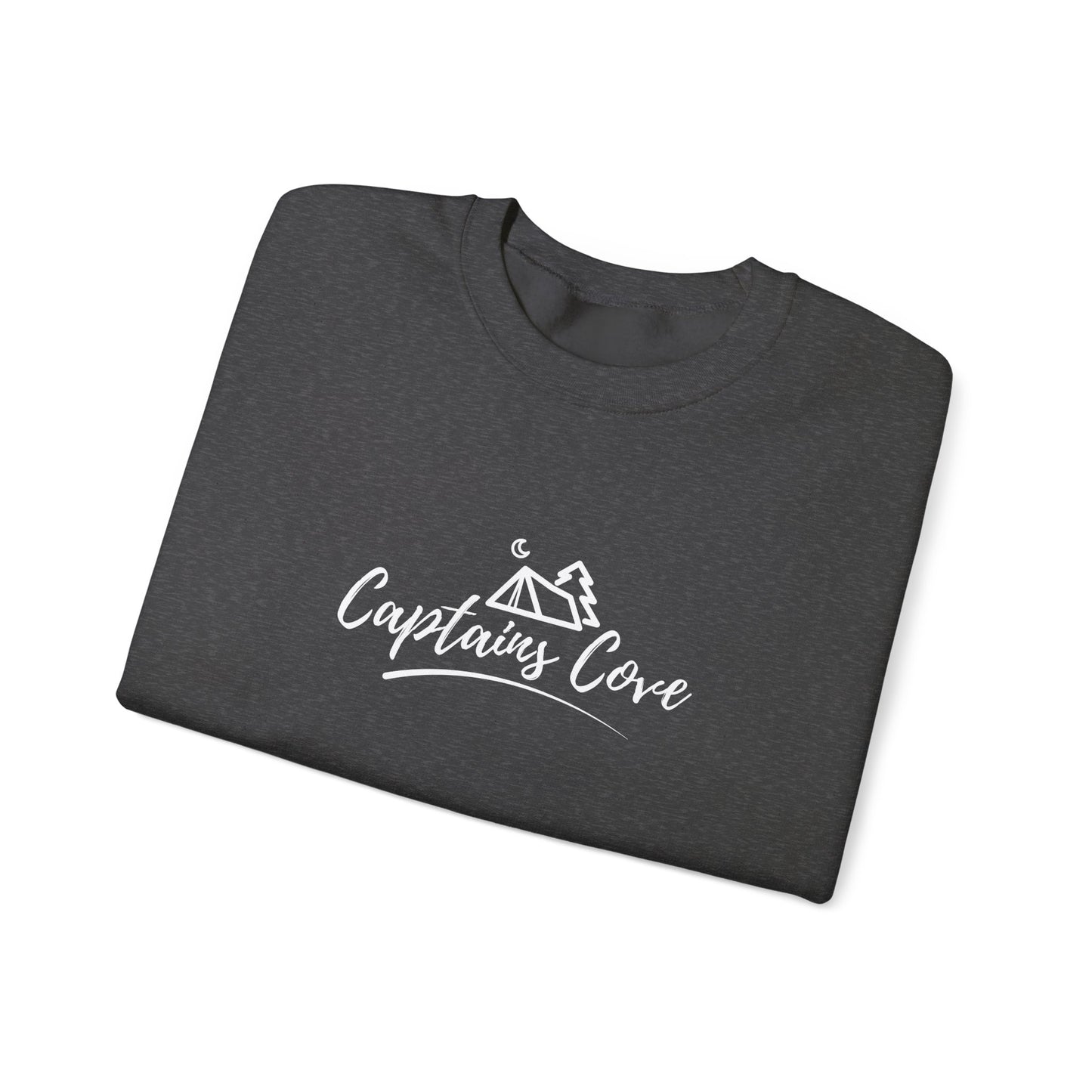 FREE SHIPPING: Classic Logo (White) Unisex Heavy Blend™ Crewneck Sweatshirt