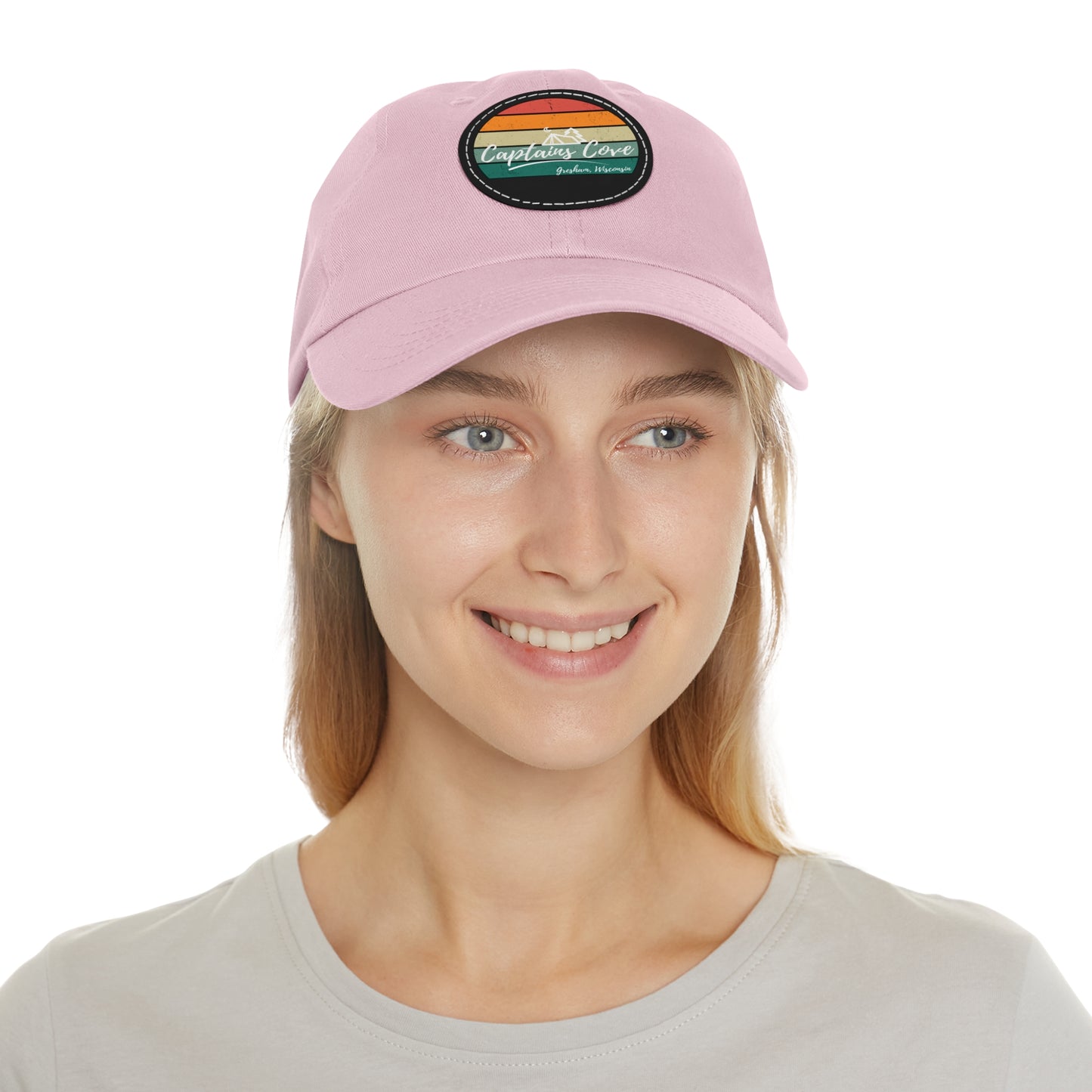 Dad Hat with Patch (Round) - 5 Color Options