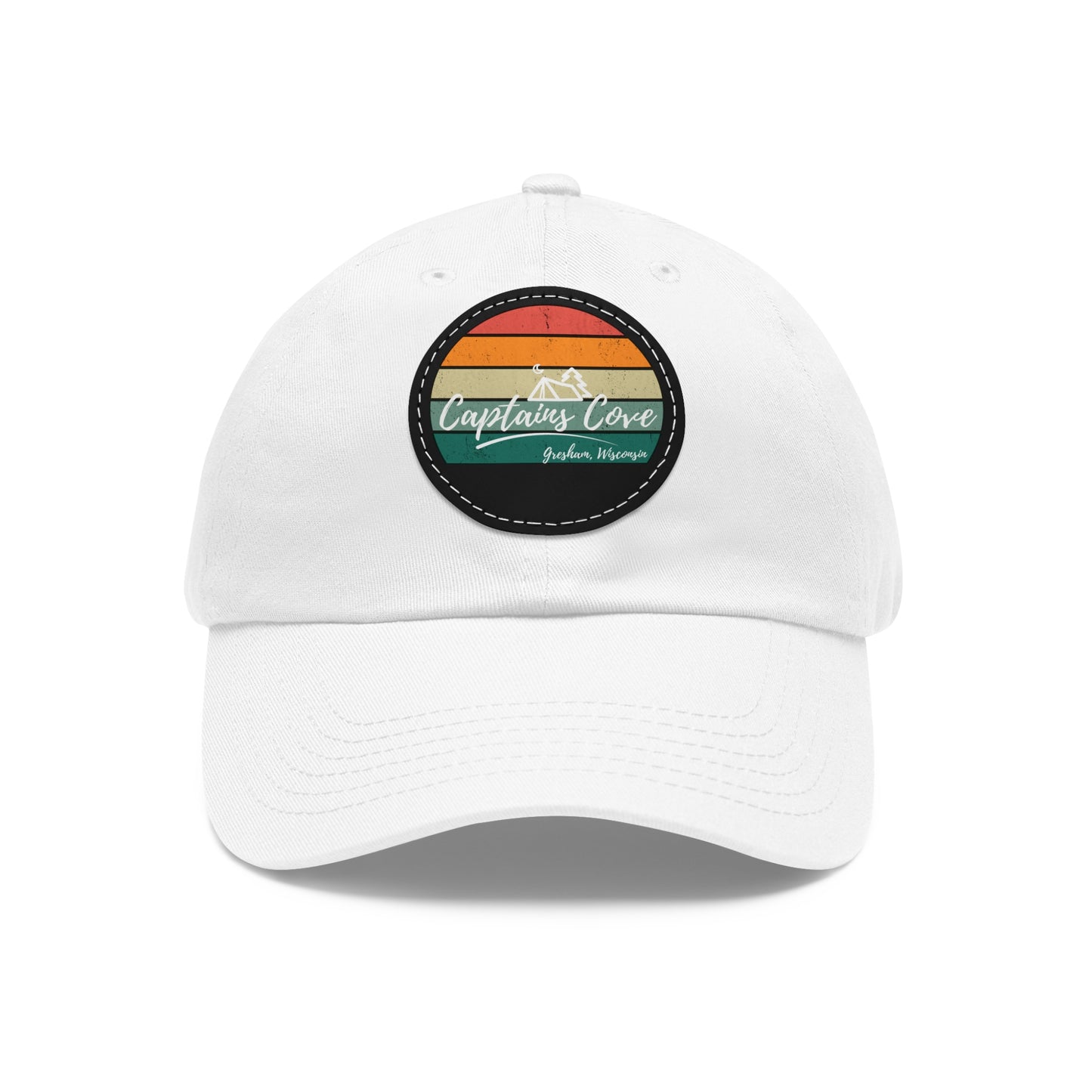 Dad Hat with Patch (Round) - 5 Color Options