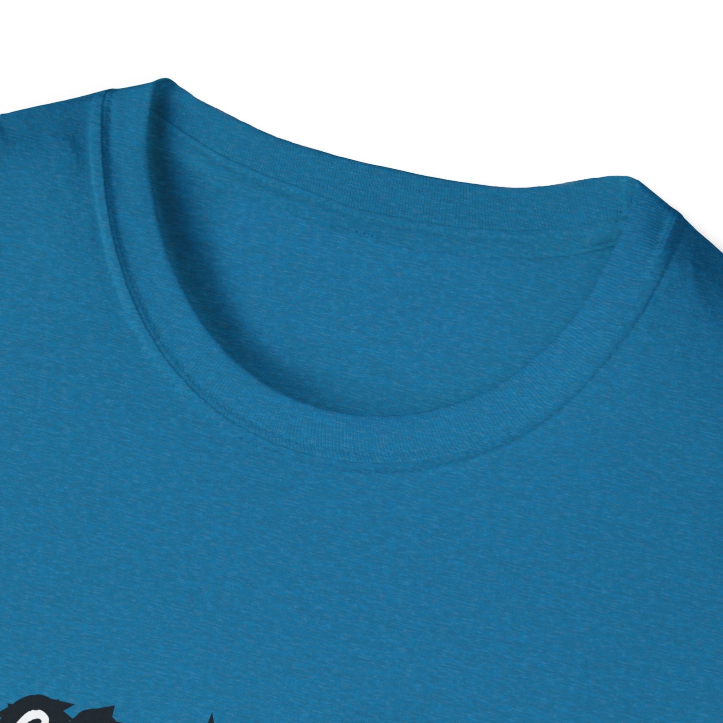Camping Friends B&W- Unisex Softstyle T-Shirt