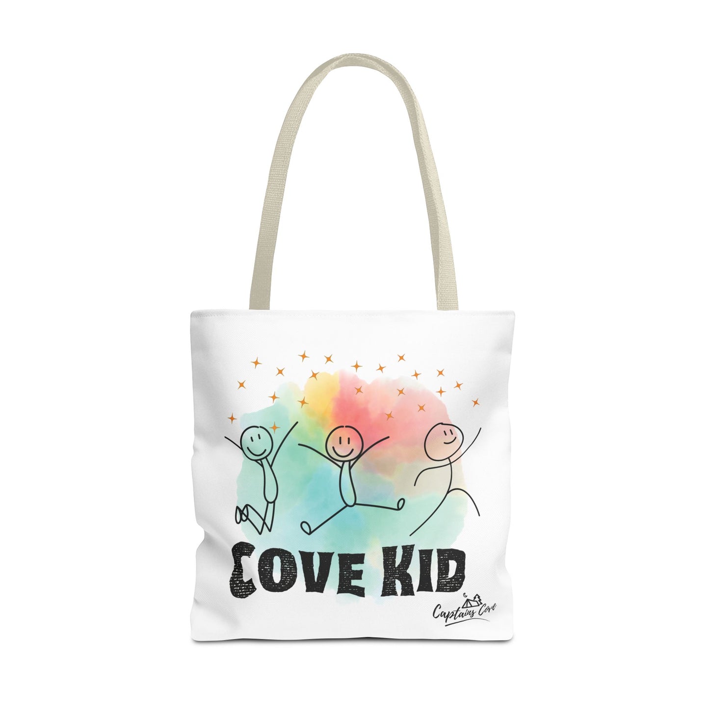 White Kid Tote Bag (AOP)