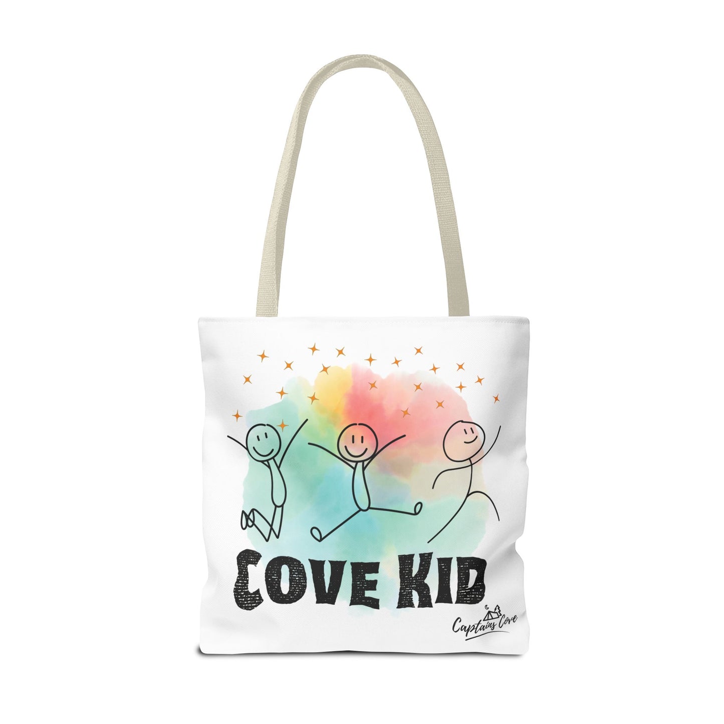 White Kid Tote Bag (AOP)