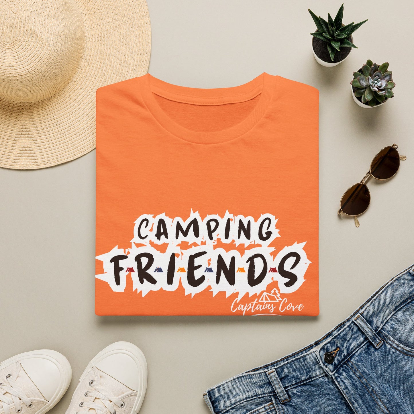 Camping Friends- Unisex Softstyle T-Shirt