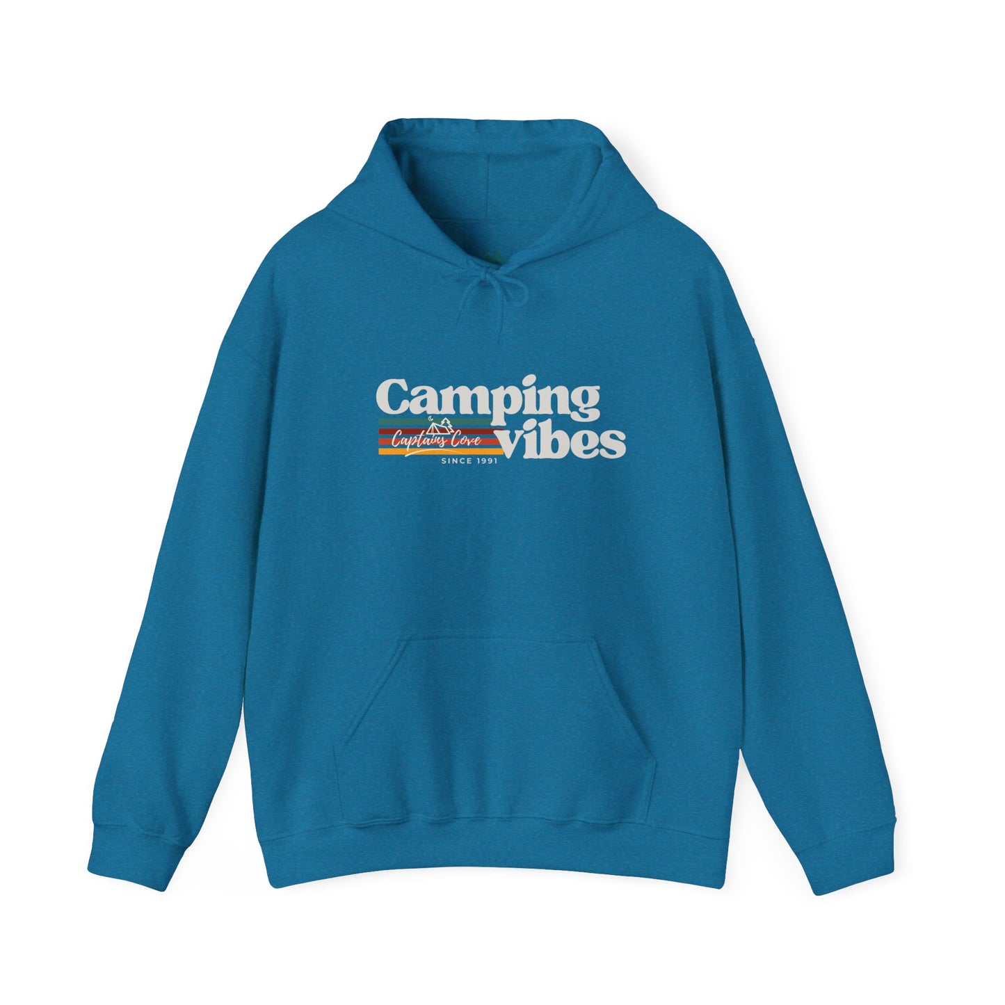 Camping Vibes Unisex Heavy Blend Hoodie - Cozy Nautical Sweatshirt