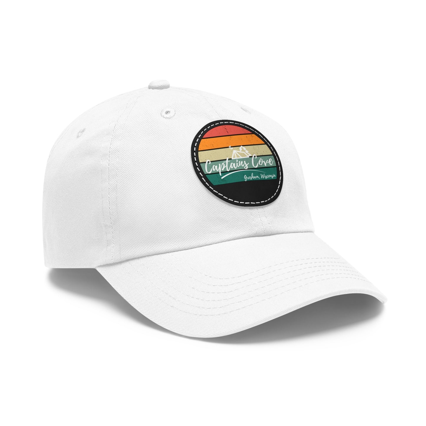 Dad Hat with Patch (Round) - 5 Color Options